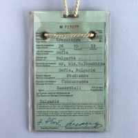 Accreditation for competitors and team officials