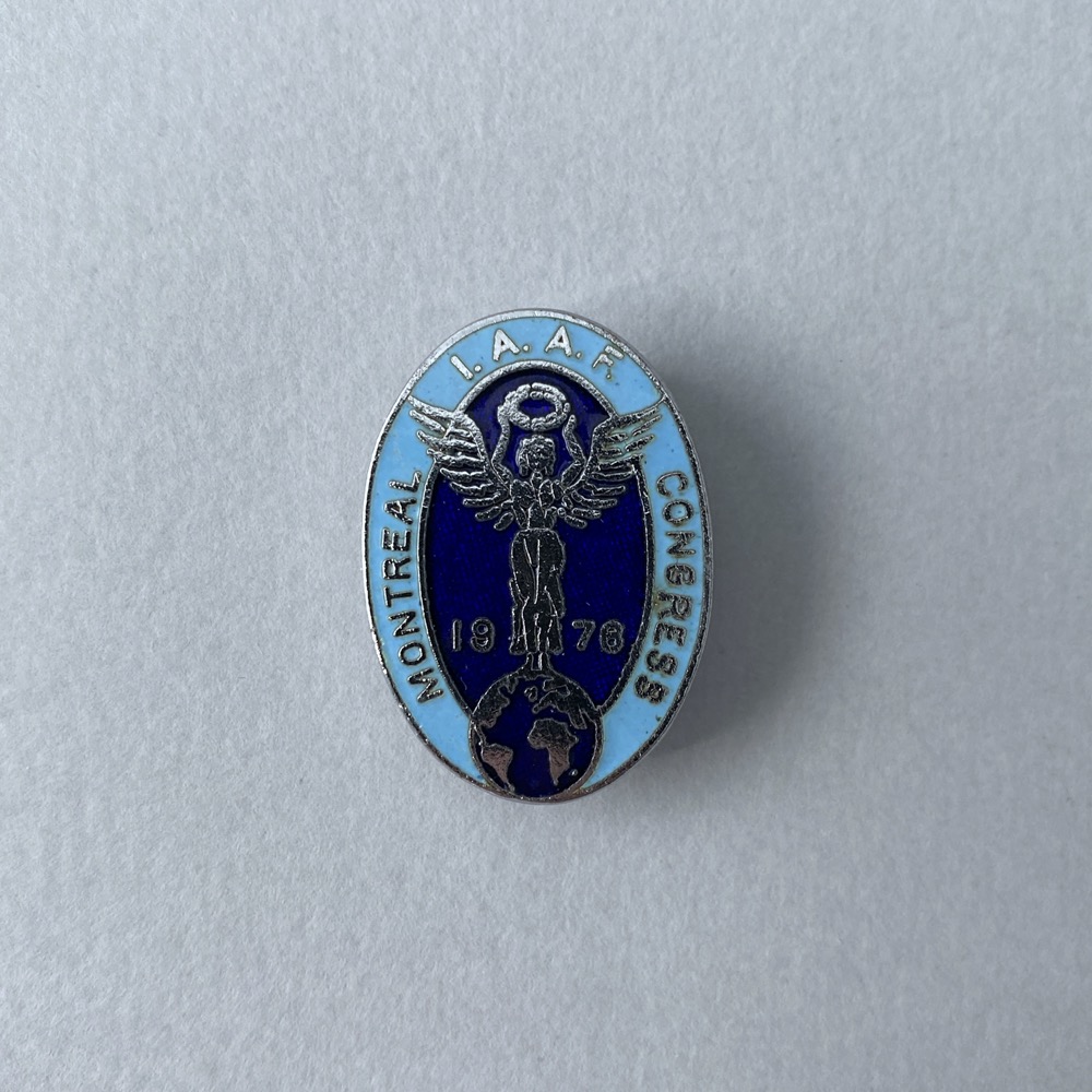 FIAA/IAAF sport congress badge