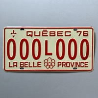 License plate