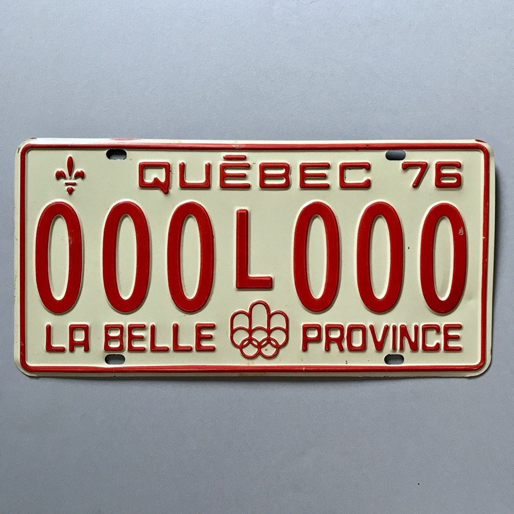 License plate