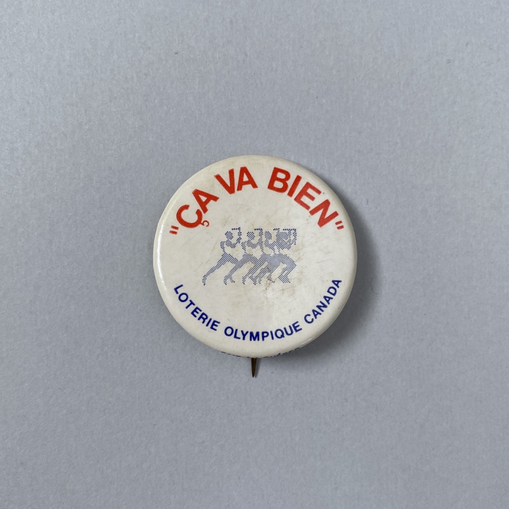 Olympic lottery button