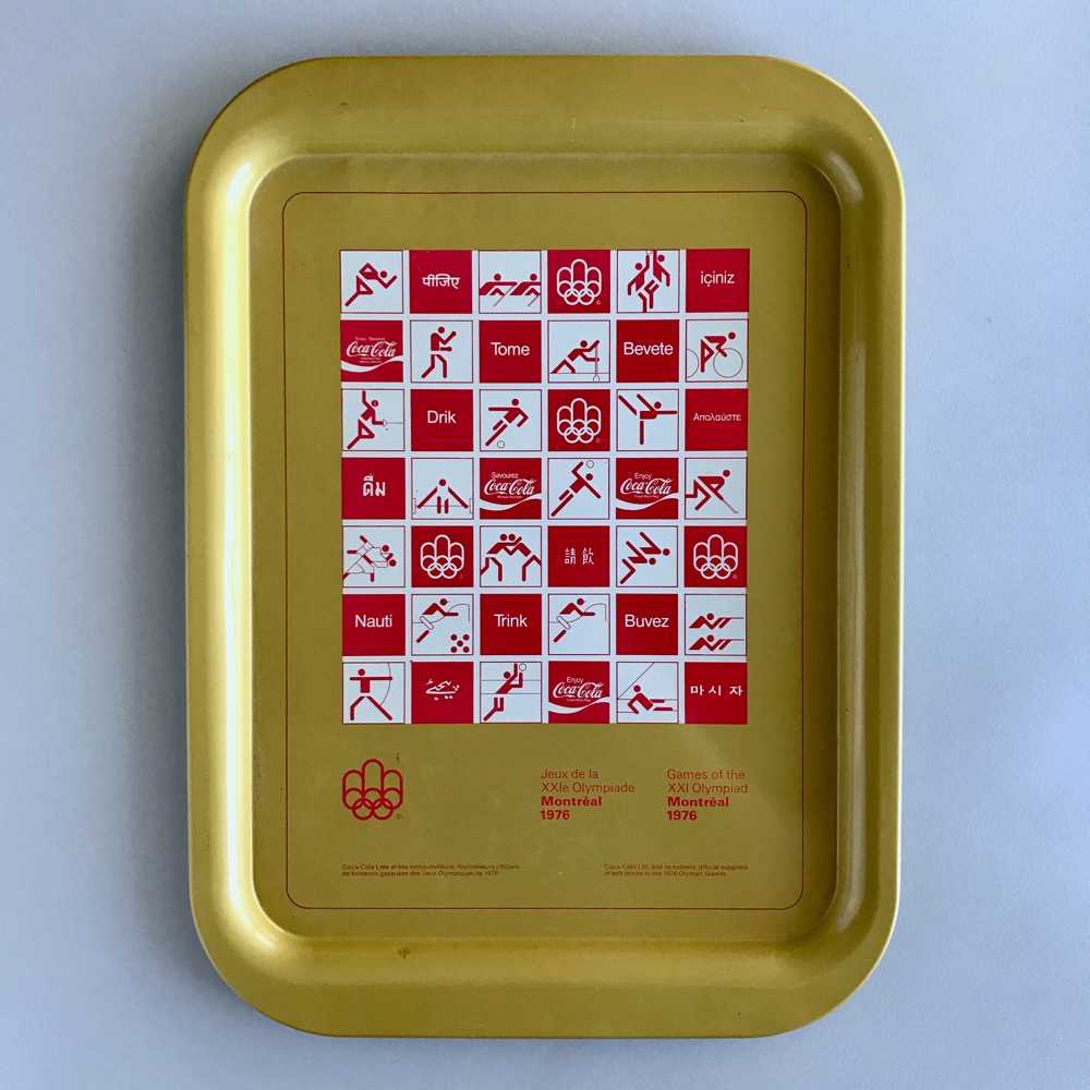 Coca-Cola serving tray