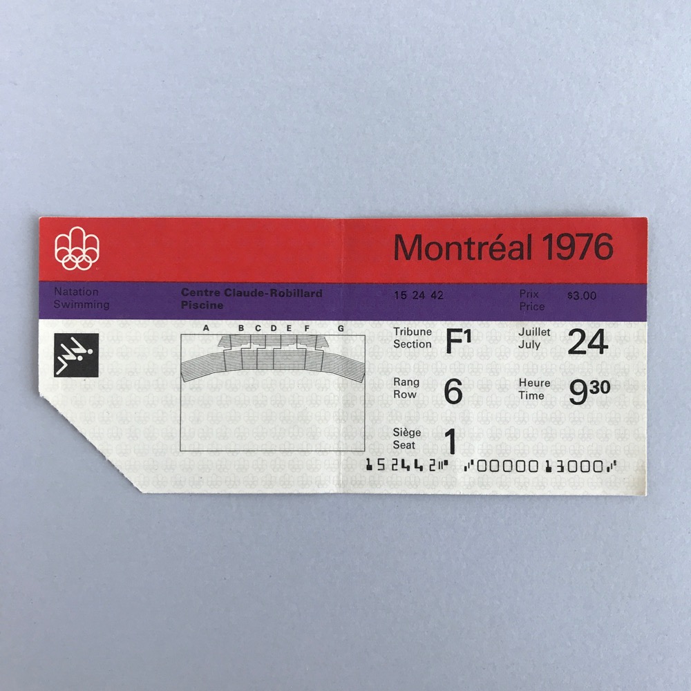 Swimming ticket