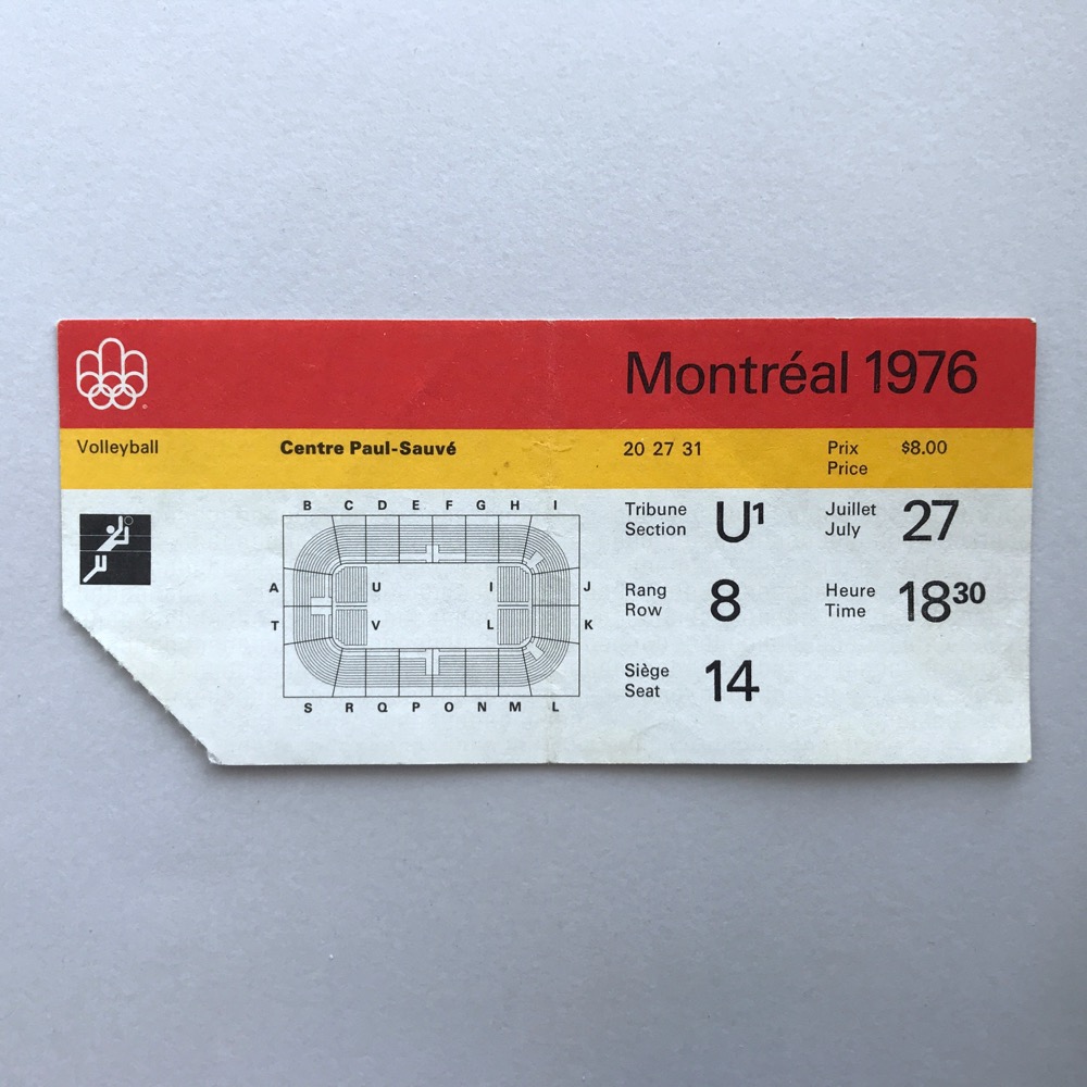 Volleyball ticket
